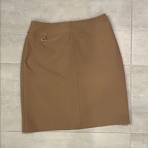 Chic Tan Pencil Skirt for Women
